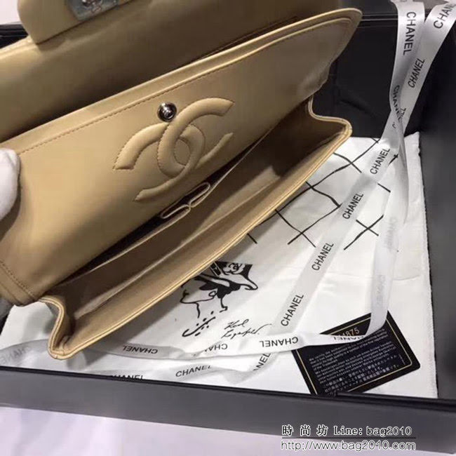香奈兒CHANEL 升級版A1112小羊皮金銀鏈條單肩斜挎包 DSC1061